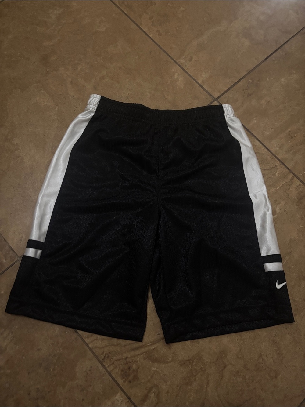 Nike Black and White Basketball Shorts